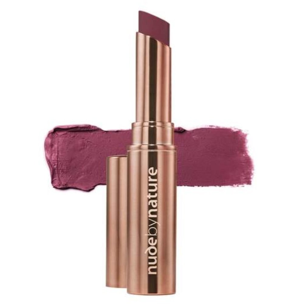 Nude By Nature Creamy Matte Lipstick - Grapewine